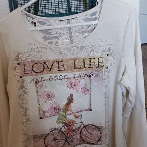 Beautiful Lace cutout top